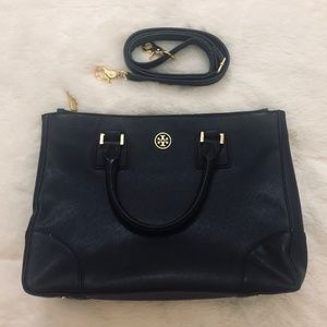 Tory Burch Robinson - black saffiano